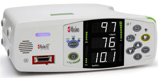 Masimo - News Media 2008 - Masimo introduces the new Rad-87 Pulse CO-Oximeter