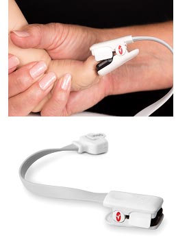 Masimo rainbow DCI-mini™ noninvasive haemoglobin spot-check sensor for infants and small children.